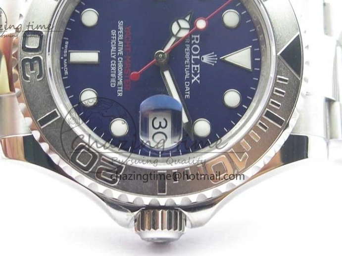 MiroTime 0510 Yacht-Master 116622 SS Bp Maker Best Edition Blue Dial on SS Bracelet SA Bright 2996
